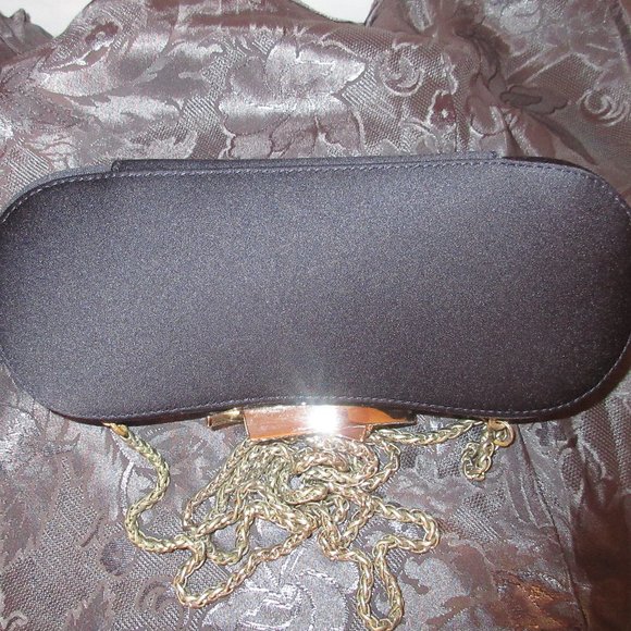 VTG Rodo Microfiber Evening Box Bag Blue 8 ½ “L x 3“H x 2“D Milan, Italy - Picture 9 of 10